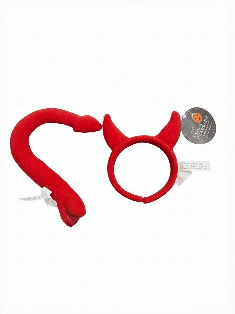 Pottery Barn Kids Devil Tail & Headband Costume Set - NWT